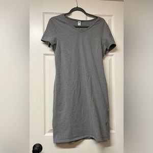 Old navy Gray v-neck body con dress